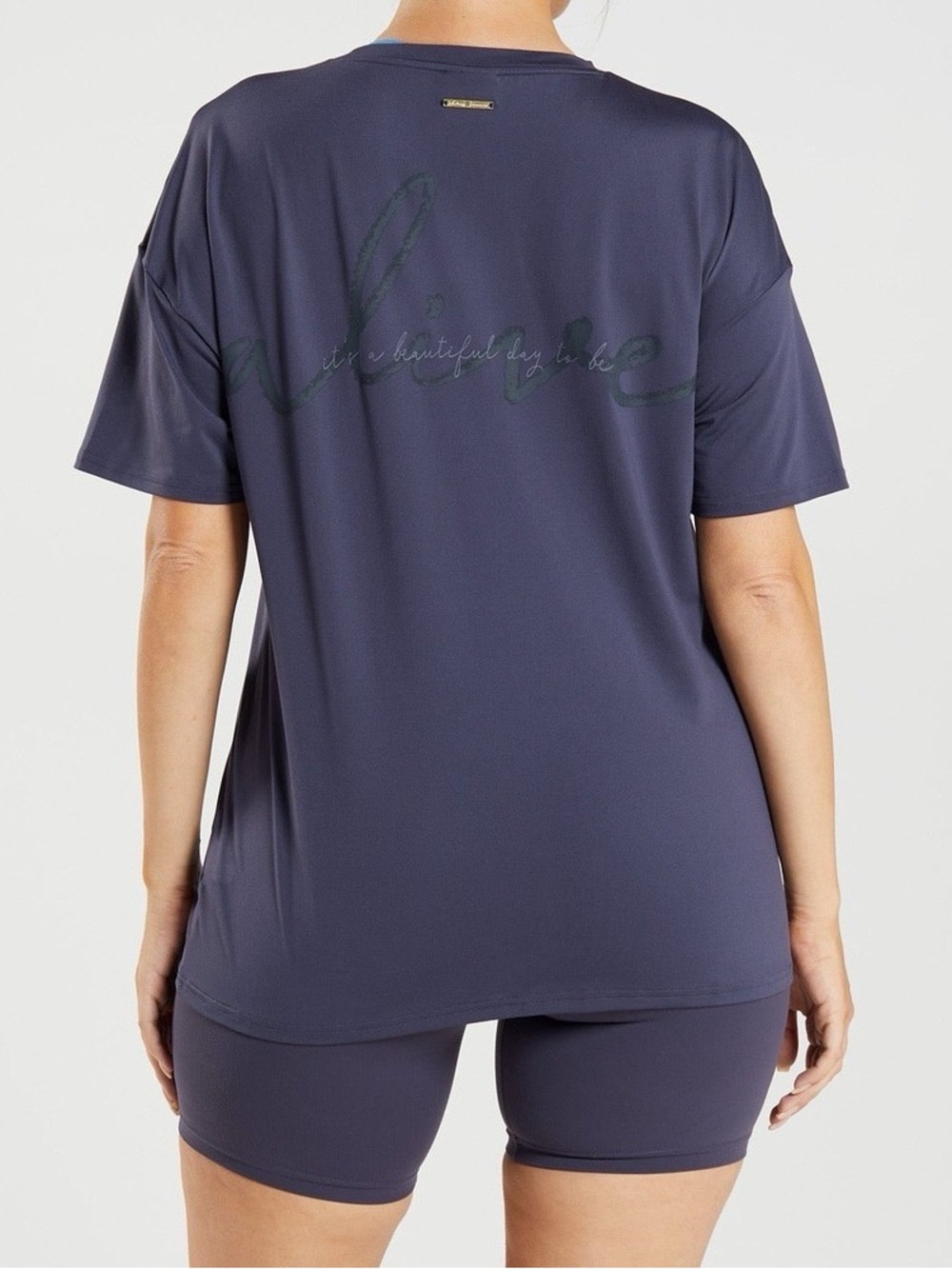 Gymshark x Whitney Simmons Alive Purple Short Sleeve T Shirt Women’s Size Medium